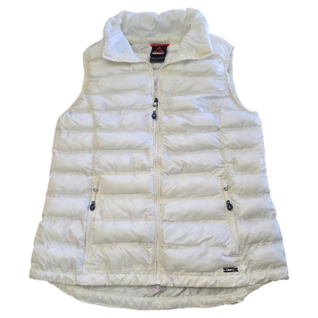 Lnwot White Puffer Gerry Vest Sz M